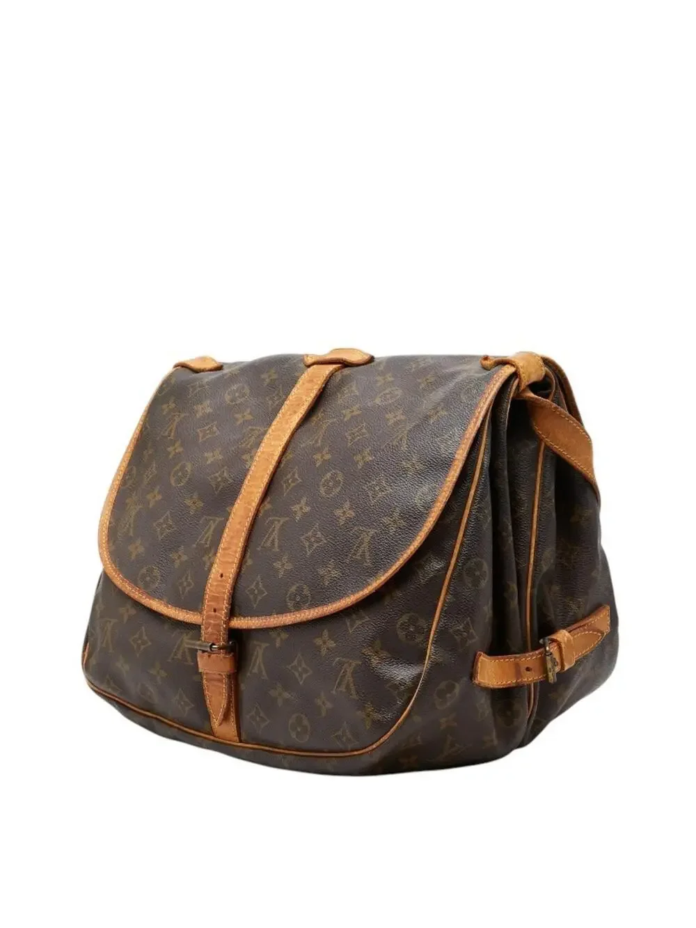 Louis Vuitton Saumur Handbag Canvas 35 #266718L75B
